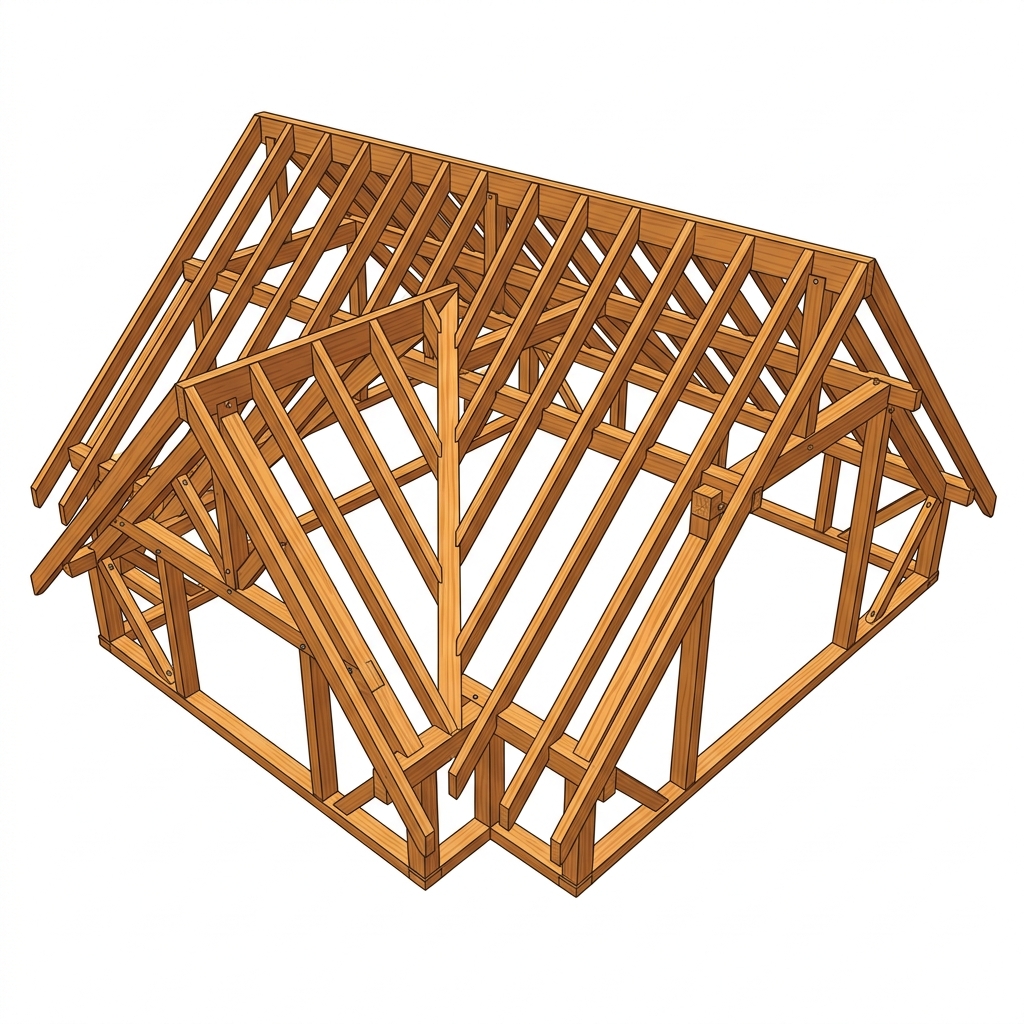 Wooden Roof Structure